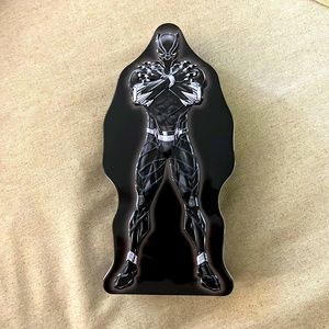 BLACK PANTHER MARVEL METAL 11" TIN FOR SCHOOL SUPPLIES / TOY STORAGE